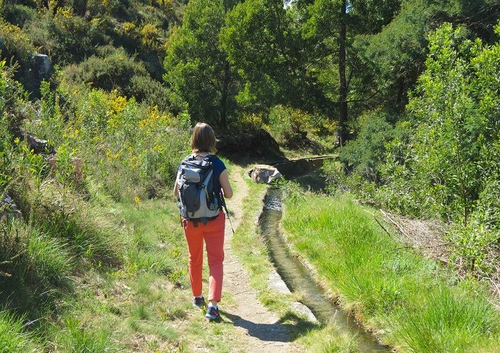 Walk slowly with a donkey in North of Portugal Pincho, explore Pincho waterfall, the countryside and discover Montaria village, Serra de Arga Natural Park - Viana do Castelo