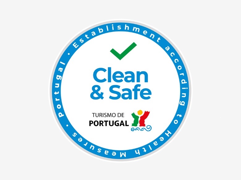 selo estabelecimento limpo e seguro clean and safe turismo portugal