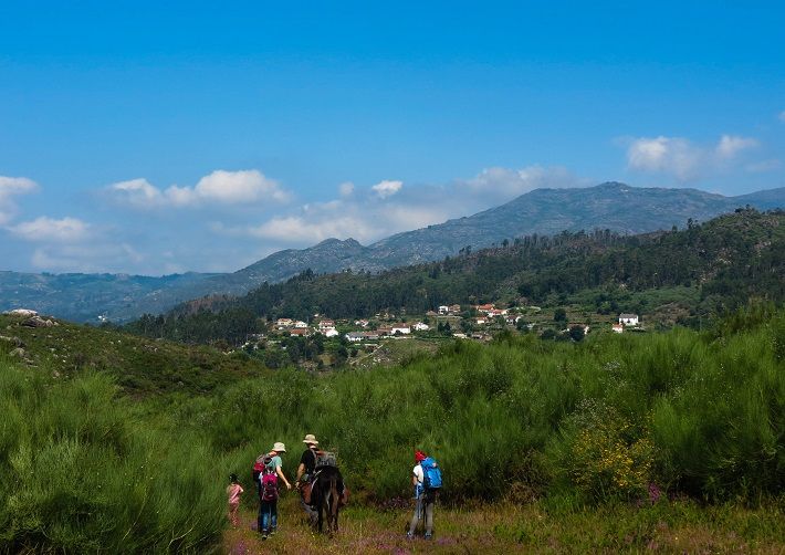 Donkey Trekking Peneda Gerês National Park, Portugal family adventures active holidays North Portugal. Wildlife, traditional villages and Portuguese countryside